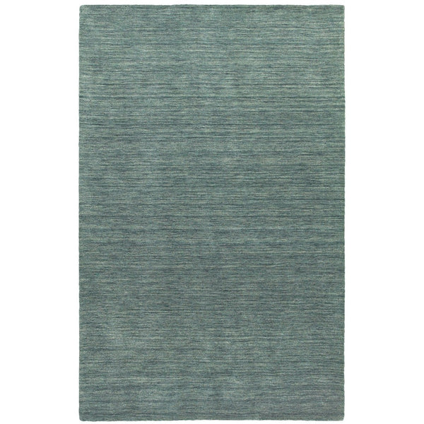 HomeRoots 5' Navy Blue Wool Hand-Tufted Area Rug - Luxurious Softness and Timeless Elegance for Any Room 5' X 8' 575789