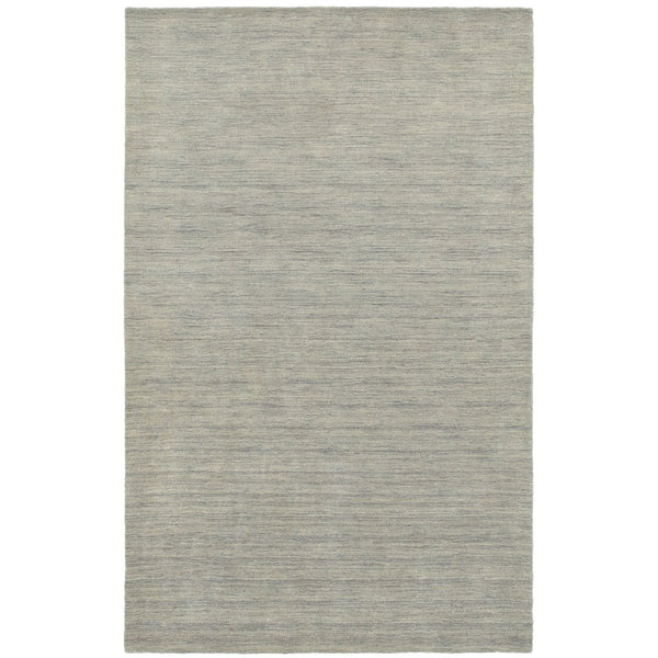 HomeRoots 5' Navy Blue Wool Hand-Tufted Area Rug - Luxurious Softness and Timeless Elegance for Any Room 5' X 8' 575795