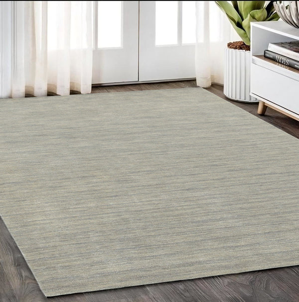 Homeroots 5' Navy Blue Wool Hand Tufted Area Rug - Elevate Your Space With Style, Comfort, And Versatility! 5' X 8' Wool 575795