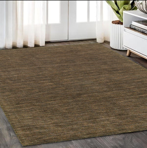 Homeroots 5' Navy Blue Wool Hand Tufted Area Rug - Elevate Your Space With Style, Comfort, And Versatility! 5' X 8' Wool 575796