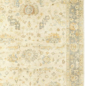 HomeRoots 6' Hand-Knotted Wool Oriental Area Rug in Beige and Gray – Timeless Elegance for Any Space 6' X 9' 575829