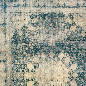 Homeroots 4' Ivory Oriental Area Rug – Distressed Design For A Timeless Touch In Any Home Décor Space 7' X 10' Polypropylene,Polyester 575834