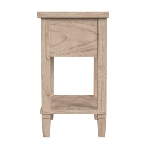 Butler Specialty Flagstaff 1-drawer Cane Nightstand With Elegant Desert Sand Finish And Classic Design, Perfect For Any Room Natural Mindi Wood,Mindi Veneer,Mdf,Cane 5758449-butler
