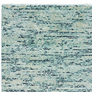 Homeroots 5' Hand Tufted Area Rug In Blue And Teal - Enhance Your Space With Comfort And Style Today! 8' Runner Wool Blend 575847