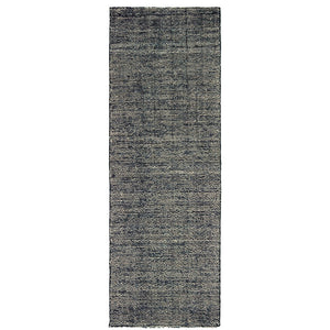 HomeRoots 5' Hand-Tufted Area Rug in Rich Blue and Teal Hues: Plush Comfort and Modern Style for Any Room 8' Runner 575856