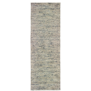 HomeRoots 5' Hand-Tufted Area Rug in Rich Blue and Teal Hues: Plush Comfort and Modern Style for Any Room 8' Runner 575859