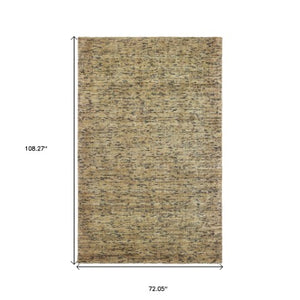 Homeroots 5' Hand Tufted Area Rug In Blue And Teal - Enhance Your Space With Comfort And Style Today! 6' X 9' Wool Blend 575861