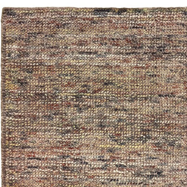 Homeroots 5' Hand Tufted Area Rug In Blue And Teal - Enhance Your Space With Comfort And Style Today! 8' Runner Wool Blend 575865