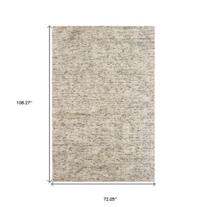 Homeroots 5' Hand Tufted Area Rug In Blue And Teal - Enhance Your Space With Comfort And Style Today! 6' X 9' Wool Blend 575867