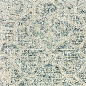 HomeRoots 5' Modern Gray and Ivory Wool Geometric Hand-Tufted Area Rug for Stylish Home Decor and Comfort 8' Runner 575869