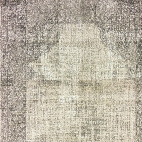 Homeroots 10' Ivory Oriental Power Loom Area Rug - Stylish, Stain Resistant, Perfect For Family Spaces & Decor 8' Runner Polypropylene 575875