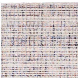 Homeroots 5' Ivory Striped Hand-tufted Area Rug - Add Elegant Texture And Style To Enhance Your Home Decor 8' Runner Wool Blend 575920