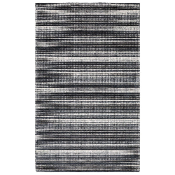 Homeroots 5' Ivory Striped Hand-tufted Area Rug - Add Elegant Texture And Style To Enhance Your Home Decor 8' X 10' Wool Blend 575923