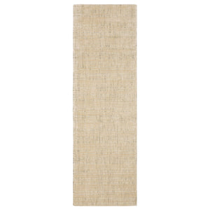HomeRoots 5' Elegant Ivory and Gray Striped Hand-Tufted Area Rug for Modern and Transitional Home Decor 8' Runner 575924