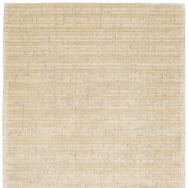 Homeroots 5' Ivory Striped Hand-tufted Area Rug - Add Elegant Texture And Style To Enhance Your Home Decor 8' X 10' Wool Blend 575925