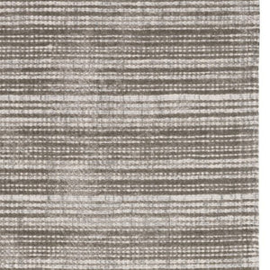 Homeroots 5' Ivory Striped Hand-tufted Area Rug - Add Elegant Texture And Style To Enhance Your Home Decor 8' Runner Wool Blend 575926
