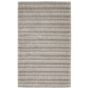 Homeroots 5' Ivory Striped Hand-tufted Area Rug - Add Elegant Texture And Style To Enhance Your Home Decor 8' X 10' Wool Blend 575927