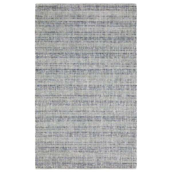 HomeRoots 5' Elegant Ivory and Gray Striped Hand-Tufted Area Rug for Modern and Transitional Home Decor 8' X 10' 575929