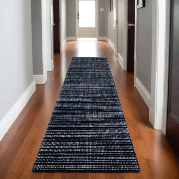 Homeroots 5' Ivory Striped Hand-tufted Area Rug - Add Elegant Texture And Style To Enhance Your Home Decor 8' Runner Wool Blend 575930