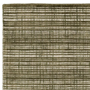 Homeroots 5' Ivory Striped Hand-tufted Area Rug - Add Elegant Texture And Style To Enhance Your Home Decor 8' Runner Wool Blend 575932