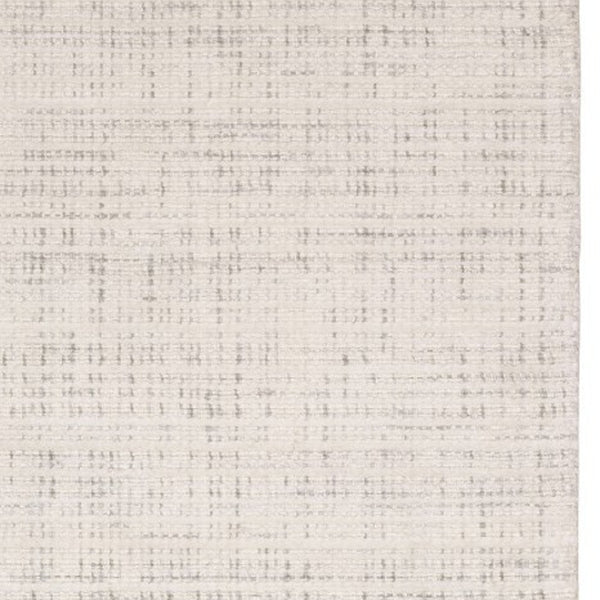 Homeroots 5' Ivory Striped Hand-tufted Area Rug - Add Elegant Texture And Style To Enhance Your Home Decor 8' Runner Wool Blend 575934