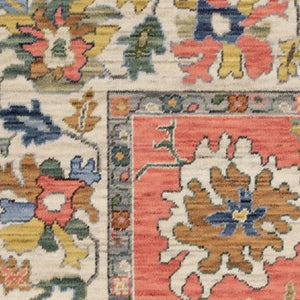 Homeroots 2' Cozy Gray Oriental Area Rug With Fringe - Elevate Your Space With Timeless Style And Warmth 7' X 10' Wool Blend 575939