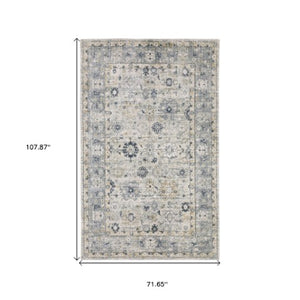 Homeroots 10' Gray Oriental Hand-tufted Runner Rug - Elegant Design To Enhance Your Home's Decor And Comfort 6' X 9' Wool Blend 575953