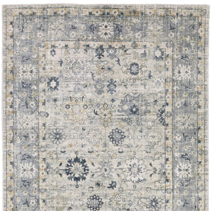 Homeroots 10' Gray Oriental Hand-tufted Runner Rug - Elegant Design To Enhance Your Home's Decor And Comfort 6' X 9' Wool Blend 575953