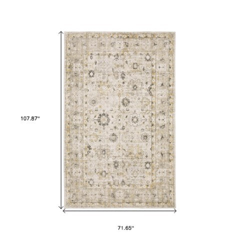 Homeroots 10' Gray Oriental Hand-tufted Runner Rug - Elegant Design To Enhance Your Home's Decor And Comfort 6' X 9' Wool Blend 575954