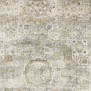 Homeroots 10' Gray Medallion Hand-tufted Runner Rug - Elegant Design To Enhance Your Home's Warmth And Style 6' X 9' Wool Blend 575957