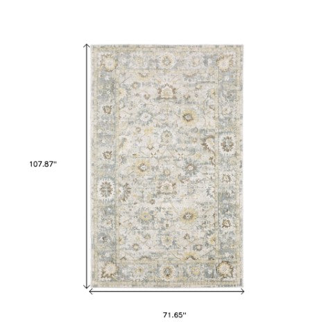 Homeroots 10' Ivory Hand Tufted Oriental Runner Rug – Elegant Design To Enhance Your Home's Style And Warmth 6' X 9' Wool Blend 575958