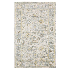 HomeRoots 10' Hand-Tufted Ivory and Blue Oriental Runner Rug - Elegant Design for Hallways and Entryways 6' X 9' 575958