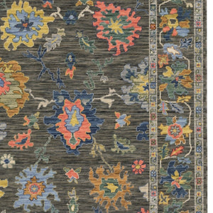 Homeroots 2' Cozy Gray Oriental Area Rug With Fringe - Elevate Your Space With Timeless Style And Warmth 5' X 8' Wool Blend 575990