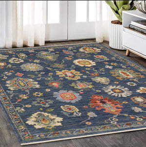 Homeroots 2' Yellow Oriental Area Rug With Fringe - Timeless Design For Cozy Home Decor And Warmth 5' X 8' Wool Blend 575991