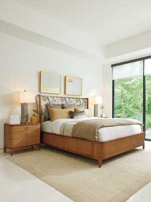 Lexington Tommy Bahama Home Moreno Nightstand - Elegant Woven Raffia Design With Soft Close Drawers For Luxurious Bedroom Style Sonoran  575-621