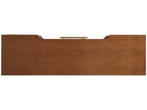 Lexington Tommy Bahama Home Eagle Falls Sideboard: Elegant Mid-century Modern Design With Woven Raffia & Adjustable Shelves Sonoran  575-869