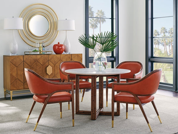 Lexington Tommy Bahama Home Mission Hills Buffet - Elegant 71-inch Modern Design With Custom Hardware And Gold-finished Base Sonoran  575-852