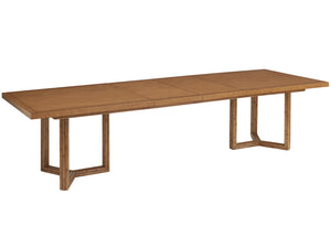 Lexington Tommy Bahama Home San Marino Double Pedestal Dining Table - Luxurious Extendable Design For Elegant Gatherings Sonoran  575-876c