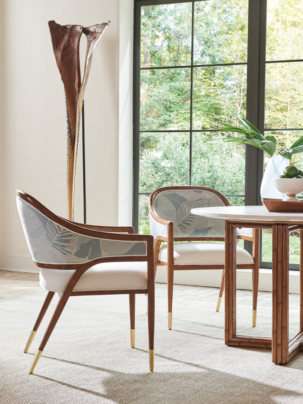 Lexington Tommy Bahama Home Jameson Upholstered Arm Chair - Luxurious Mid-century Modern Design For Effortless Home Style Sonoran  575-881-40