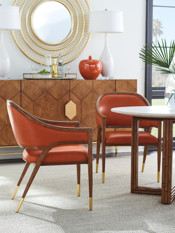 Lexington Tommy Bahama Home Jameson Upholstered Arm Chair - Luxurious Mid-century Modern Design For Effortless Home Style Sonoran  575-881-41