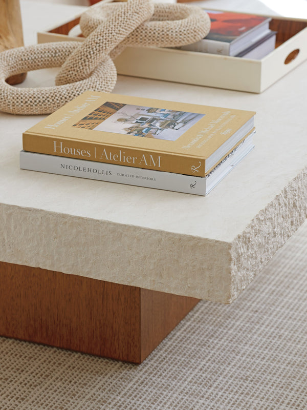 Lexington Tommy Bahama Home Shadow Mountain Square Cocktail Table - Luxurious Anticato Marble Top With Elegant Wooden Base Design Sonoran  575-949c