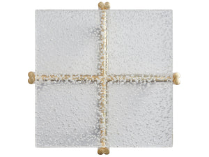 Lexington Tommy Bahama Home Ashlyn Acrylic Accent Table – Luxurious Mid-century Modern Design With Gold-finished Base And Style Sonoran  575-951