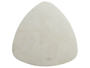 Lexington Tommy Bahama Home Haley Woven Accent Table - Luxurious Hourglass Design With White Cordova Stone Top For Modern Living Sonoran  575-953