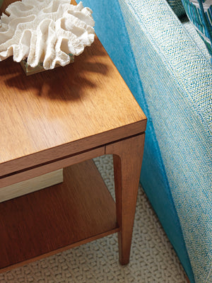 Lexington Tommy Bahama Home Kinsley Square Lamp Table - Mid-century Modern Design With Elegant Tapered Legs For Stylish Homes Sonoran  575-955