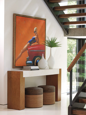 Lexington Tommy Bahama Home Eldorado Console: Luxurious 68-inch Design With Anticato Marble Top And Soft Close Drawer For Elegance Sonoran  575-966