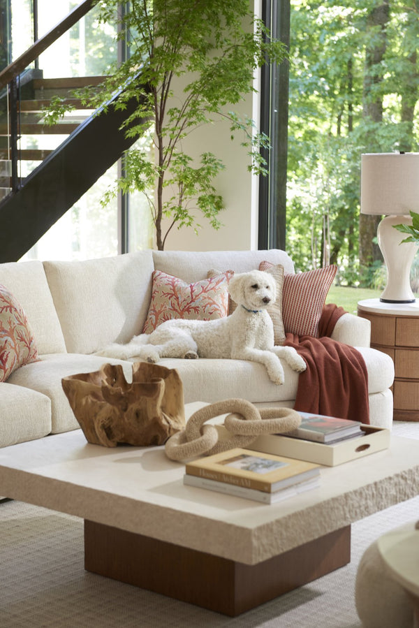 Lexington Tommy Bahama Home Shadow Mountain Square Cocktail Table - Luxurious Anticato Marble Top With Elegant Wooden Base Design Sonoran  575-949c