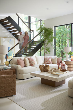 Lexington Tommy Bahama Home Shadow Mountain Square Cocktail Table - Luxurious Anticato Marble Top With Elegant Wooden Base Design Sonoran  575-949c