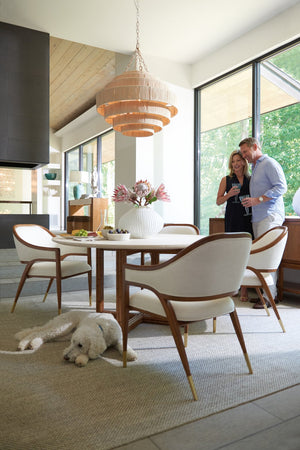 Lexington Tommy Bahama Home Arcadia Luxurious Marble Top Breakfast Table With Carved Wooden Base For Elegant Dining Spaces Sonoran  575-870c