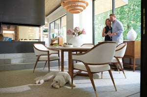 Lexington Tommy Bahama Home Arcadia Luxurious Marble Top Breakfast Table With Carved Wooden Base For Elegant Dining Spaces Sonoran  575-870c