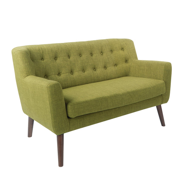 OSP Home Furnishings Mill Lane Loveseat Green